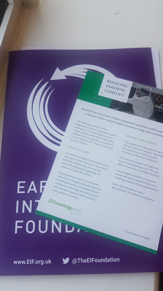 Proud to be part of the #reducingparentalconflict conference organised by @TheEIFoundation in beautiful <a href="/Manchester/">Manchester</a>