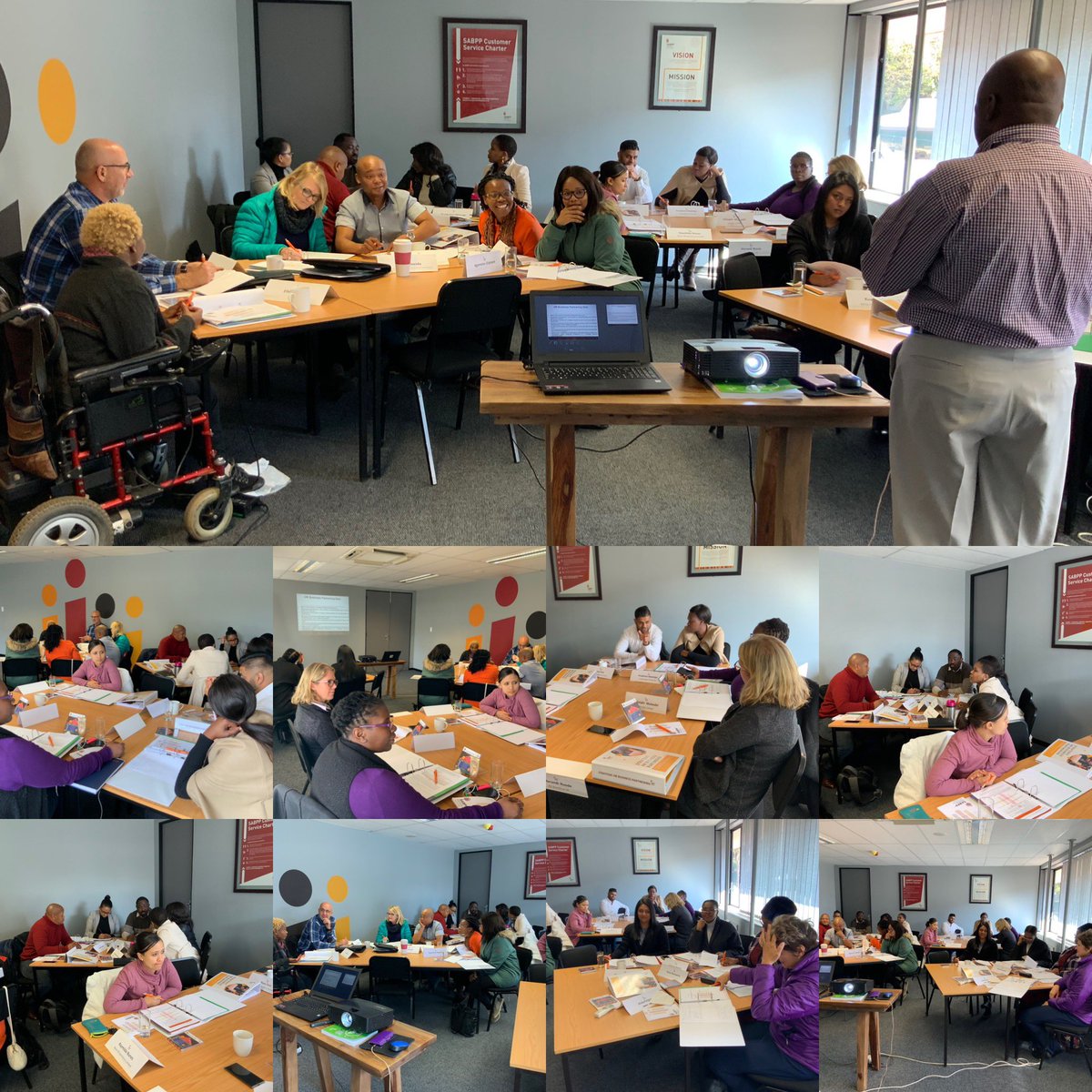 SABPP1's tweet photo. Training in our offices today .We are reskilling for the future. HR Business Partnering for future. #hrstandards #hrcompetency https://t.co/d2aiQCas96