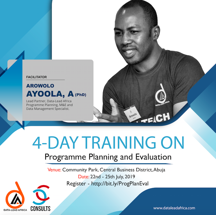 consults_c's tweet photo. @DataLead_Africa @Bossqueen_Esq @AustinEkwujuru @communityParkNG @DrArowoloAyoola @onyebuch4 @Flexisaf_fdn @UcheCODE THE FACILITATORS:
@DrArowoloAyoola is the lead partner @DataLead_Africa &amp; has expertise in research design, programme planning, data analytics &amp; M&amp;E

He'd take sessions on): evaluation, data analysis &amp; interpretation during the 4-day PPE training

Reg Now: https://t.co/KGzcqJVOTj https://t.co/ZtRAH0Ea1r