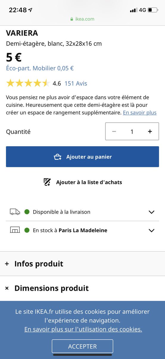 Sympa <a href="/IKEA_France/">IKEA France</a> #madelaine de prendre les transports pour venir chercher des articles ✅ et une fois arrivé sur place checker sur vos ordi pour confirmer ✅ mais ne pas avoir une seule pièce dans le rayon .... #gerersonstockentempsreel #zero