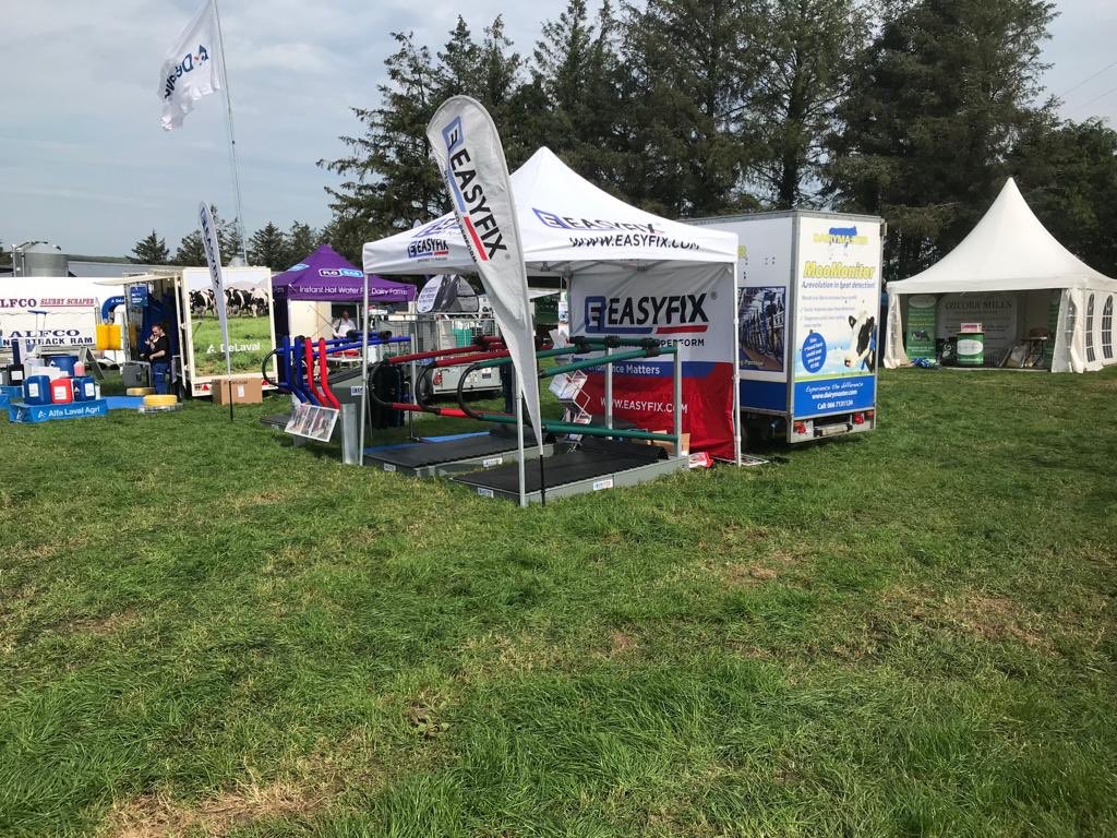 EASYFIXOfficial's tweet photo. 📍All set up at the @i_h_f_a Open Day in Freemount, Charleville today! 

Drop by our stand for all your #dairy housing &amp; #cowcomfort needs! ✅🐮 

#teamdairy #DairyFarming https://t.co/o2urGcG2qj