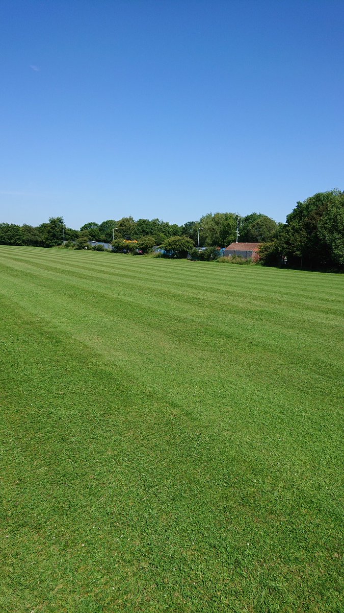 It might only be a council field next to the tip, but to the kids round here playing football it's Wembley.
So I always cut it like it is.