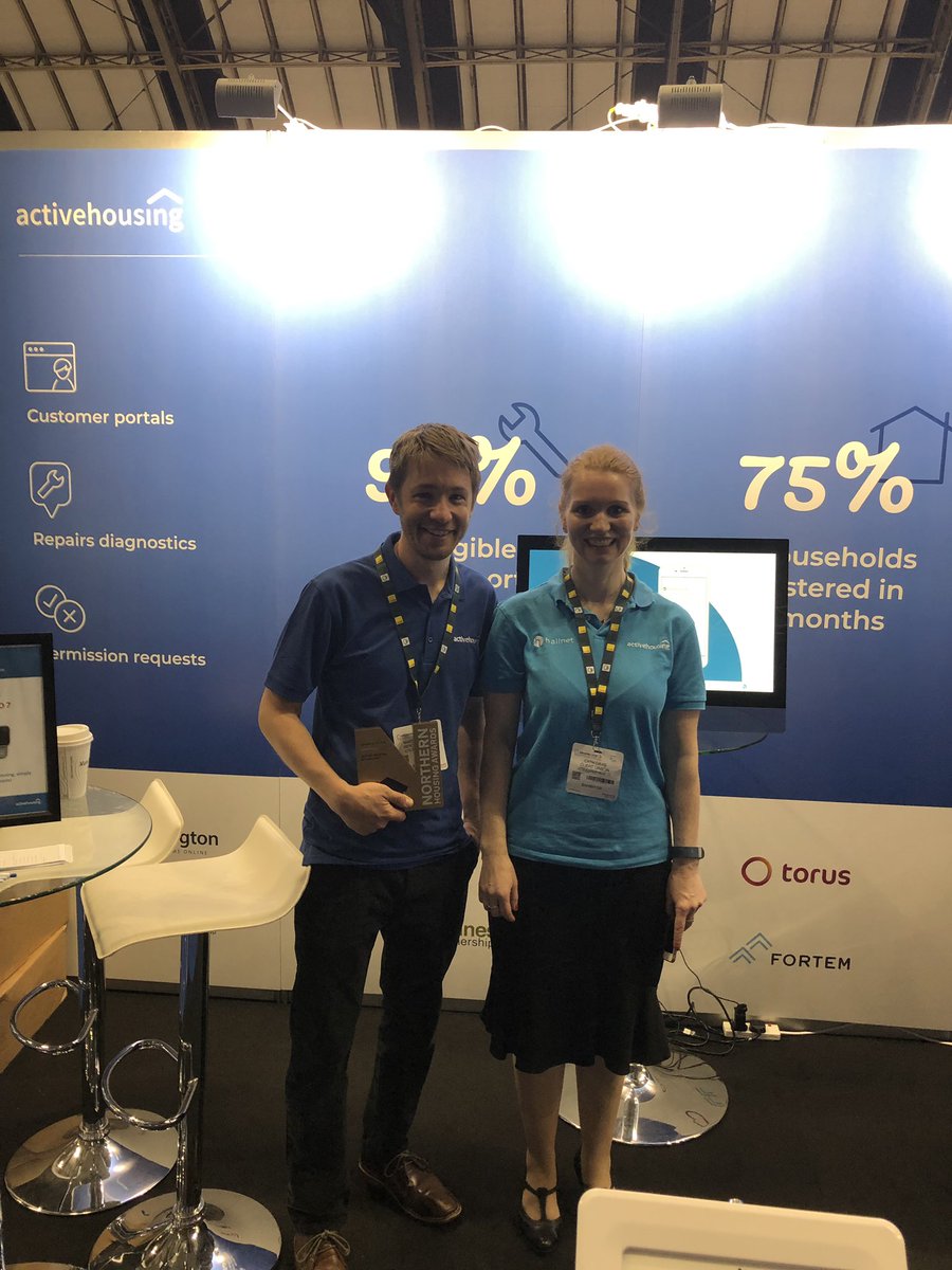 Lovely to see the team <a href="/activehousinguk/">Active Housing</a> <a href="/Hallnet/">Hallnet Ltd</a> exhibiting their Supplier of the Year Award at #housing2019 #cihhousing #ukhousing