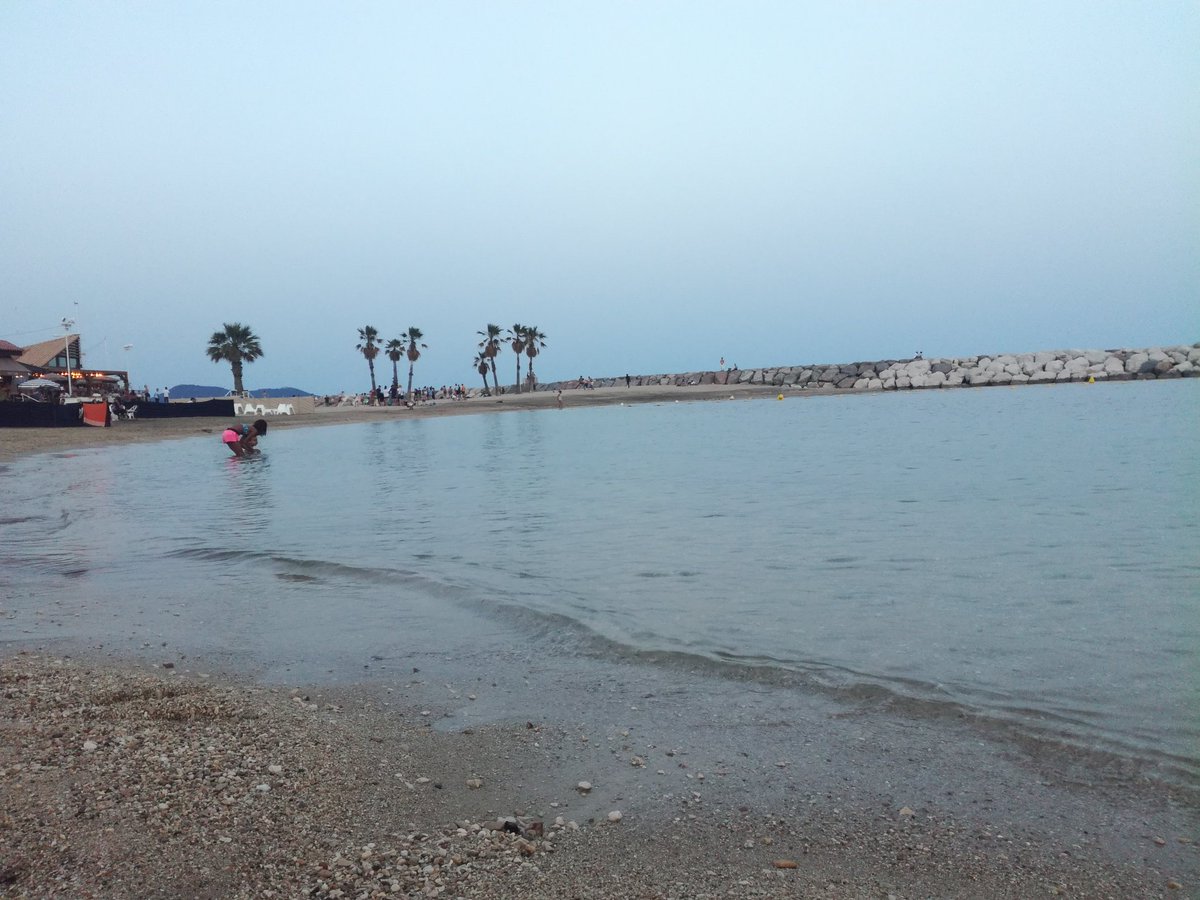 Deux jours d'atelier à Toulon..le soir ..je profite de la mer!