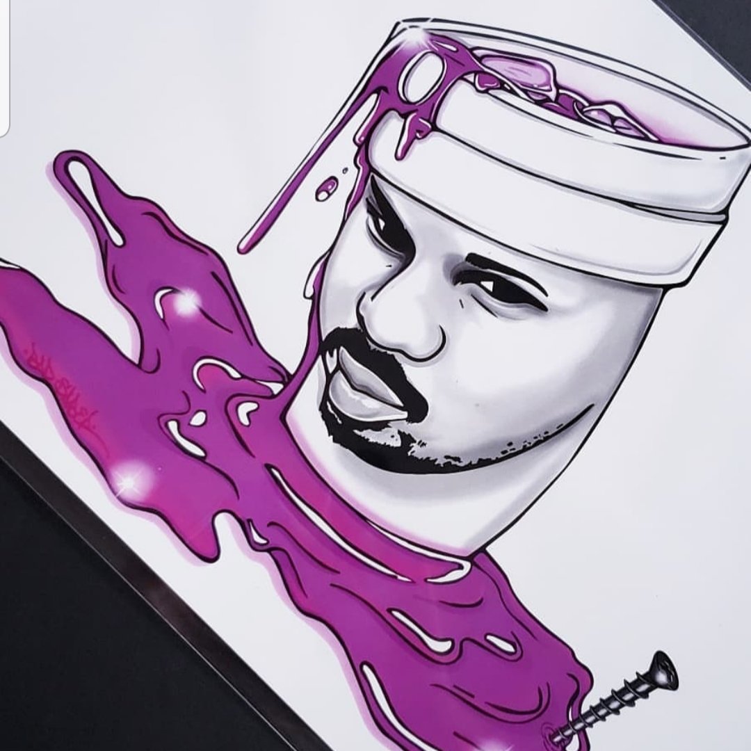 Slow it dine one time for DJ screw Happy June 27th! #screwedup.