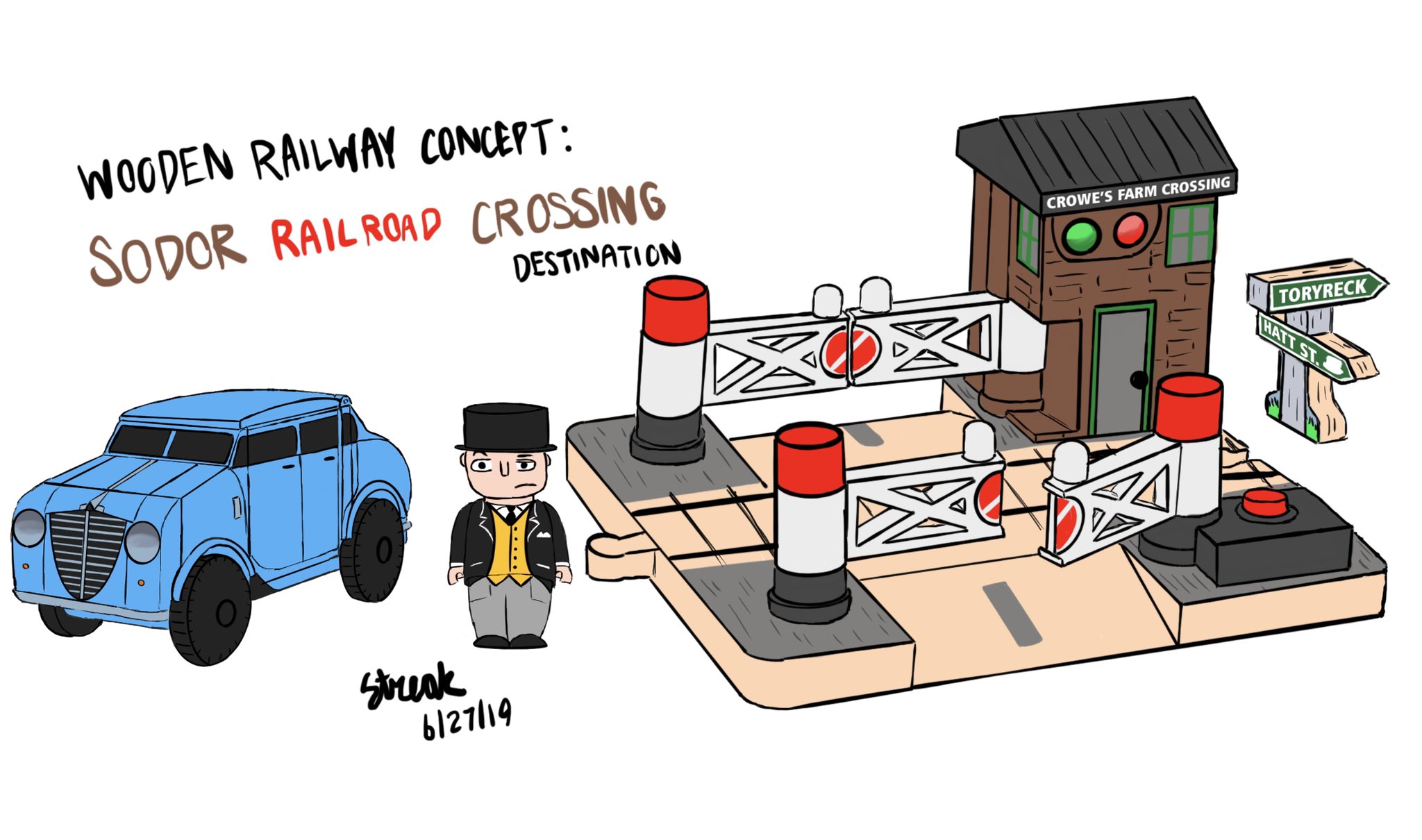 Deluxe railroad Crossing Deluxe railroad Crossing