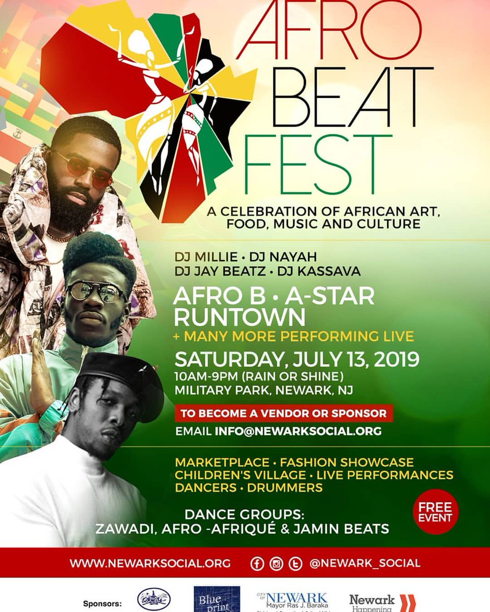 urban_intl's tweet photo. #AfrobeatFest #NewJersey #Tkross  #AfroB #Runtown #AStar https://t.co/RJq3Ff6ayg