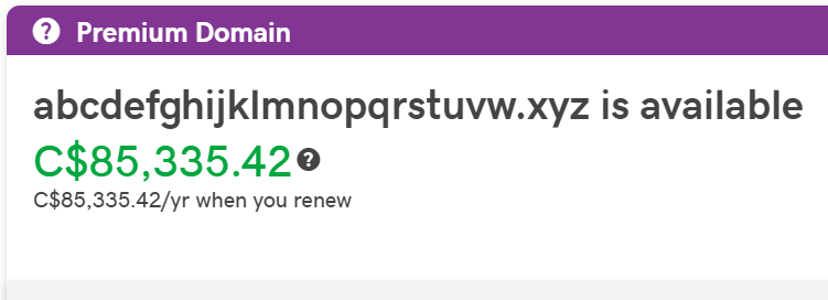 Me: hey dad, can I borrow your credit card?

Dad: what for? 

Me: a domain name for my website. 

Dad: yeah yeah just keep it under $100

Me: 🧐

<a href="/godaddy/">GoDaddy</a> are you offering any discounts? my dad said no.