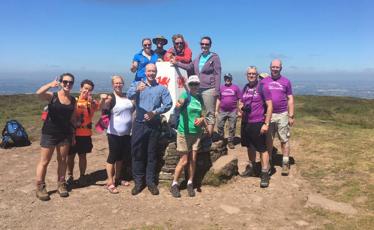 CV_UHB's tweet photo. This time last year we joined @CAV_LenRichards walking the Offa's Dyke Path for #LensChallenge, it's as hot today as it was then so please make sure you drink plenty of water, wear a hat and apply suncream regularly #teamhealthcharity #ThrowbackThursday https://t.co/0qVp30KfoB