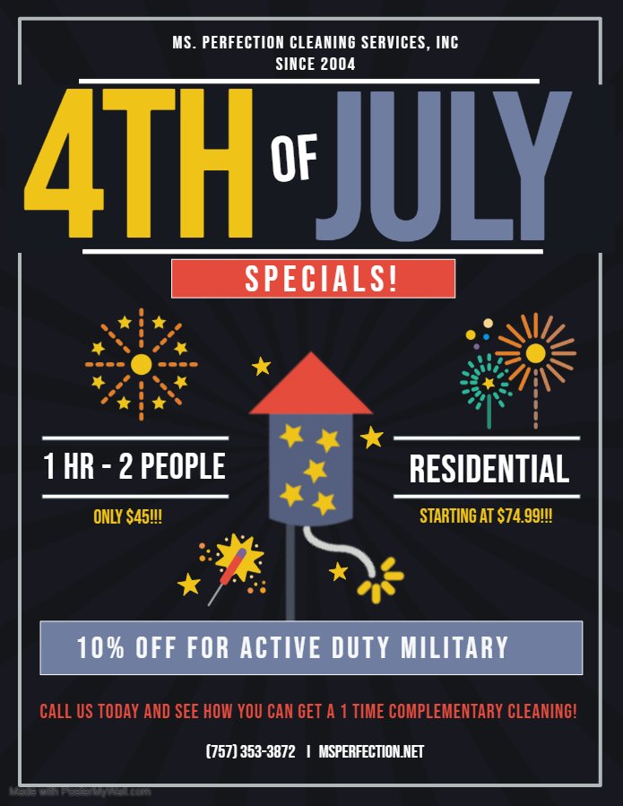 MsPerfection's tweet image. TAKE ADVANTAGE OF OUR 4TH OF JULY SPECIALS!!!