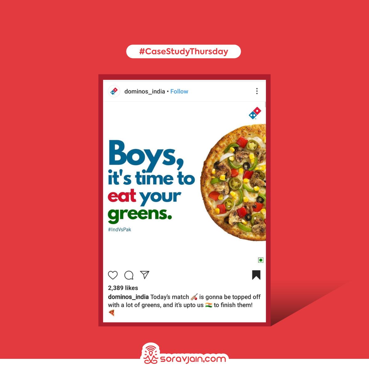 SoravJain's tweet photo. A lot of brands showed their excitement about the recent IndvsPak match on social media. Here are a few that caught my attention. #CaseStudyThursday (2/3) https://t.co/oV4tq3wZxN