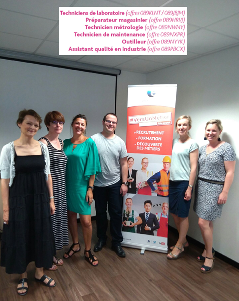 ManuelaCondami2's tweet photo. Belle mobilisation de @poleemploi_PDL Laval et de @laval_economie pour permettre à @Ceva_Sogeval de recruter sur les métiers ciblés ci dessous.

Le campus se prépare à vous accueillir le 01/07 à 9h (inscription à ape.53007@pole-emploi.fr)

Une belle journée en perspective... 😀 https://t.co/VohcSYgaGC