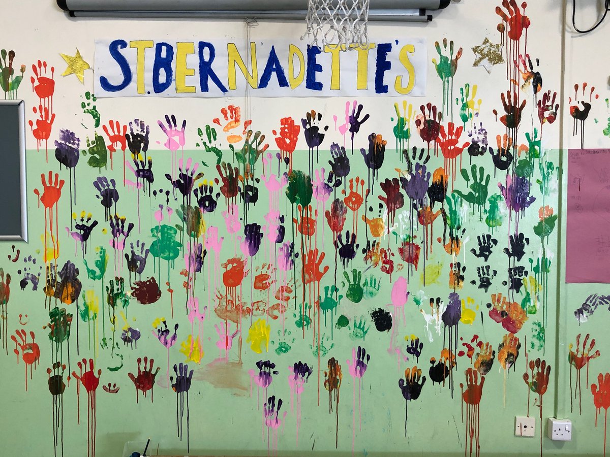 stb_rcps's tweet photo. The final forest of all our hands. Thanks to Primary 7 who shared their fondest memories and their hopes for high school with us. Thanks also for their beautiful singing and the fantastic opening from our piper and drummer duo. A very special assembly!#incredibleyoungpeople https://t.co/65tmYlRNmq