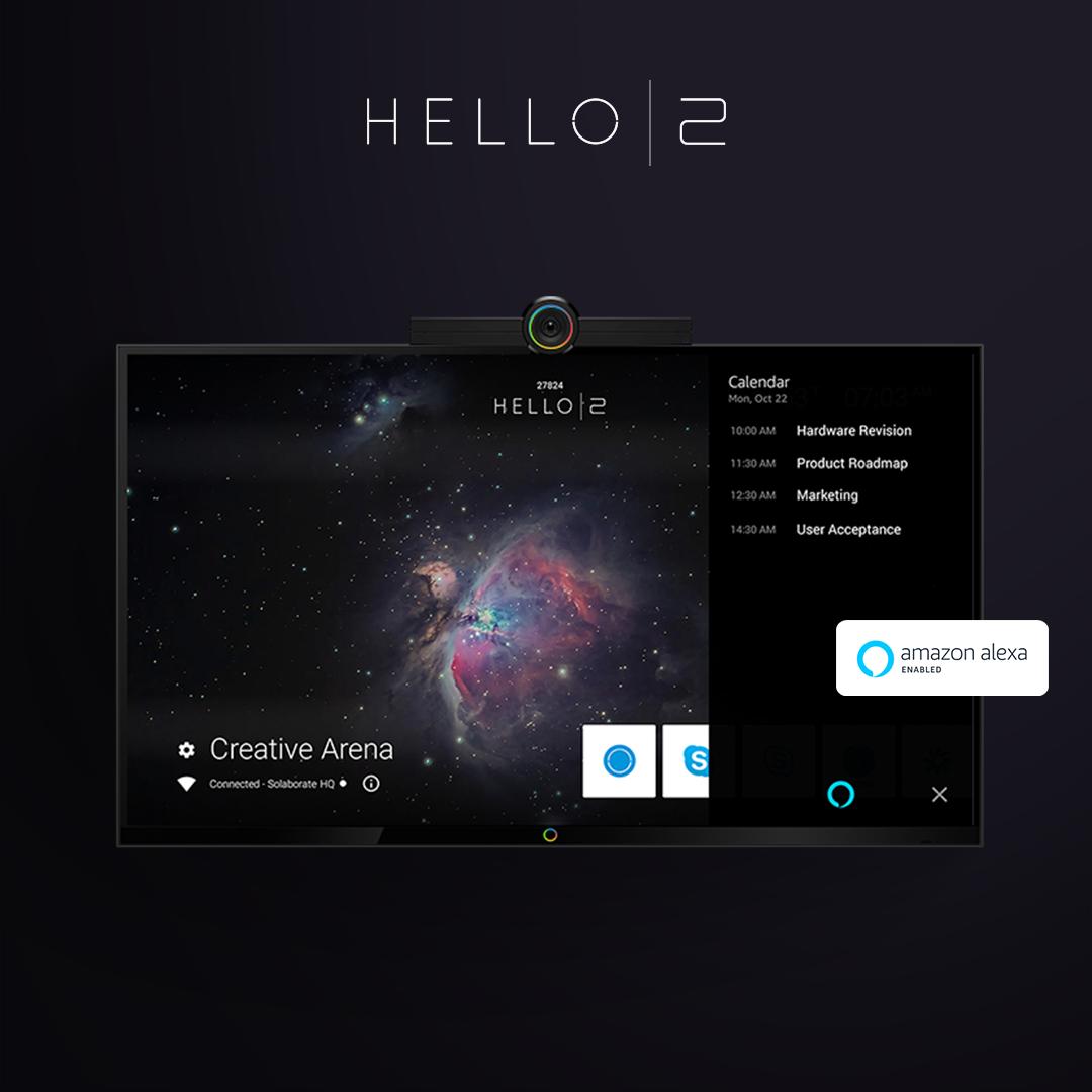 #AlexaVoiceAssistant is integrated on HELLO 2 and always at your service: bit.ly/2ISzEO3 #Alexa