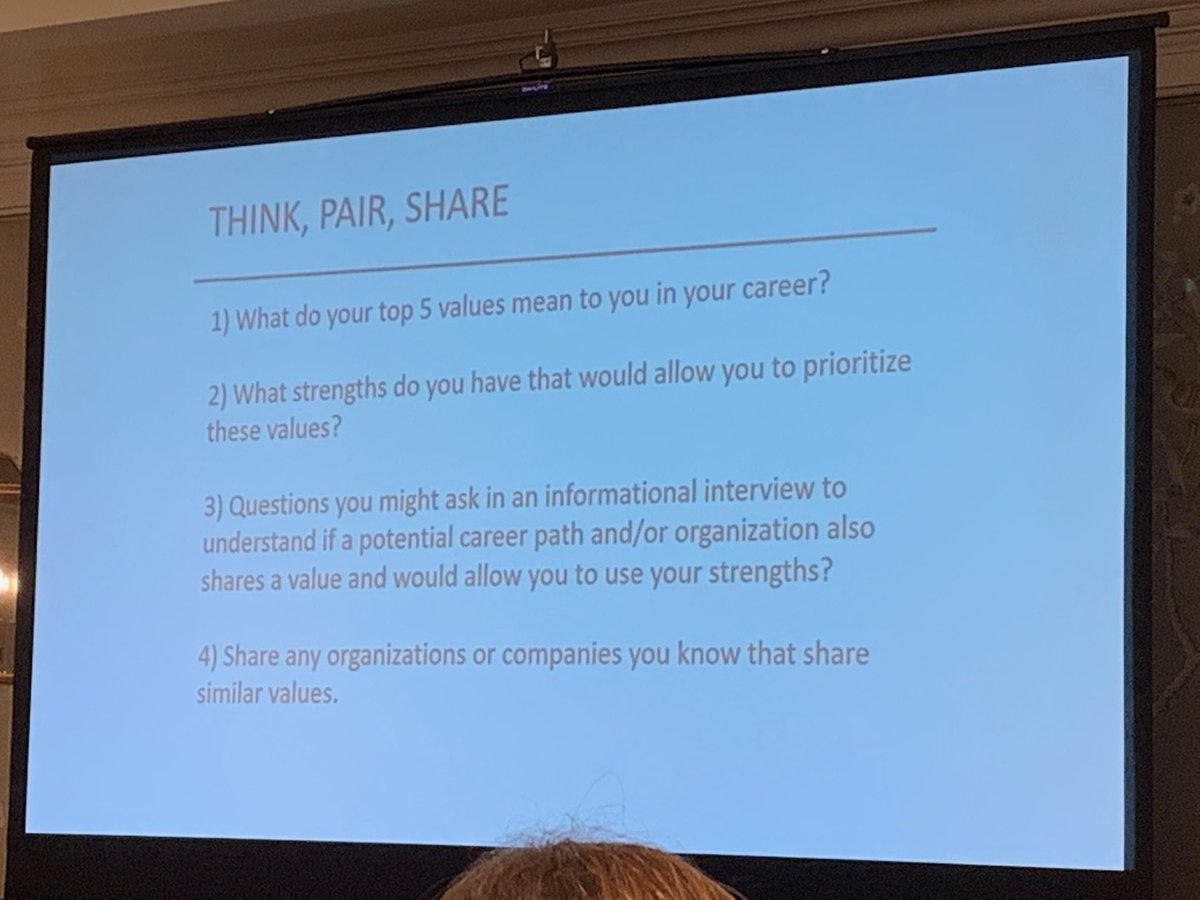 anniemaxfield1's tweet photo. Awesome questions to ask students when using strengths finder and #imaginephd #2019gcc from @KristySherrer @UCLAFSPH https://t.co/52XJwoQALk