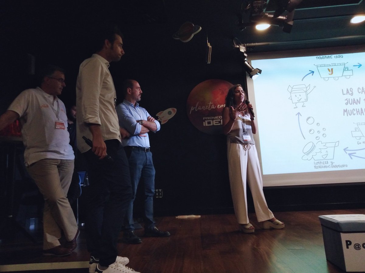 FundacionJuan23's tweet photo. 🎊Después de 6 meses de trabajo colaborativo con empresas referentes, hoy llega el último día de #proyectoidea. 
✔️ Se conocerán las 3 nuevas ideas disruptivas que generarán empleo de calidad para personas con #discapacidad intelectual.
👏Gracias a todos los colaboradores! https://t.co/oNejepkY13