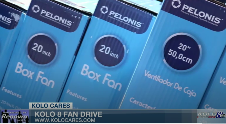 .<a href="/washoecounty/">Washoe County</a>, <a href="/ChristensenAuto/">Christensen Auto</a> and Carson City Senior Center. All three are accepting donated fans for seniors who need relief this summer. It's the 2019 #KOLOCares Fan Drive. Will you help? Info here: kolotv.com/a?a=510761141