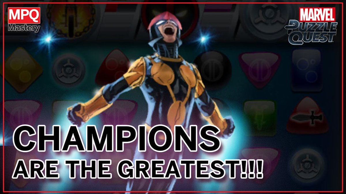 MPQMastery's tweet photo. NEW VIDEO- Marvel Puzzle Quest Champion Guide for Beginners (MPQ Mastery) https://t.co/kGYmY0uXhO #mpqmastery #mpq #MarvelPuzzleQuest https://t.co/l8maYkR9FC