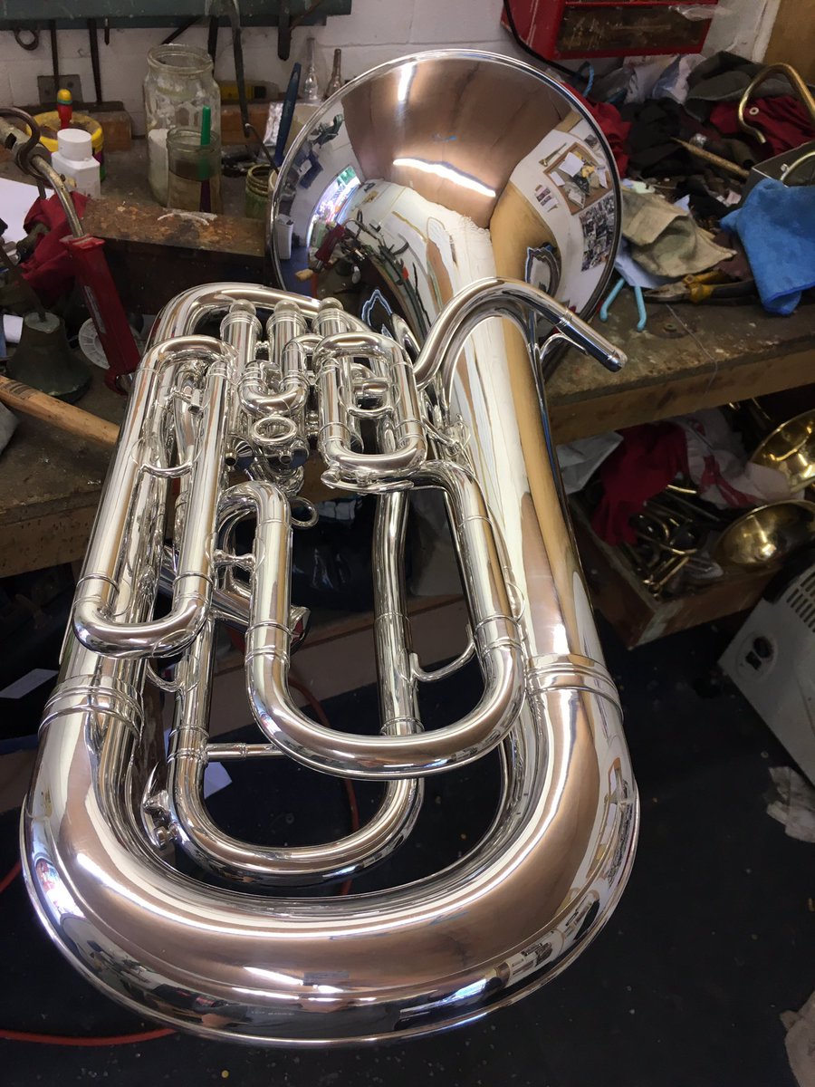 brassrepairs's tweet photo. Besson Sovereign Euphonium Restoration https://t.co/tBPmhJjKAp