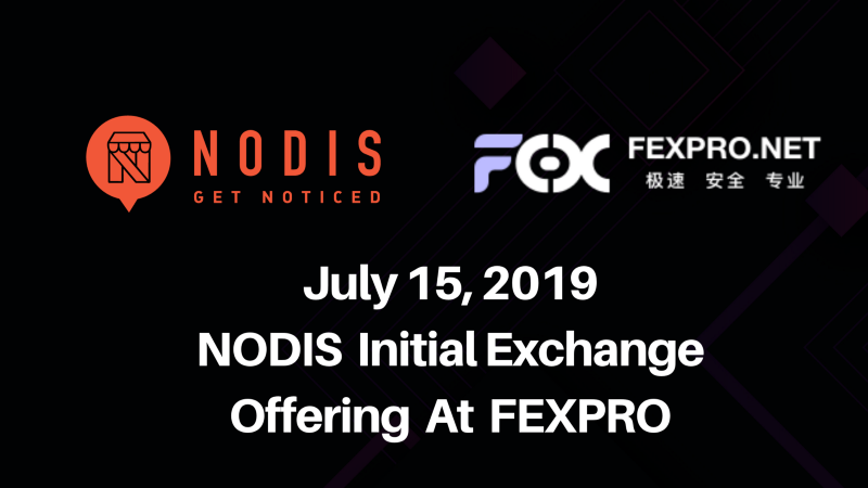 CorvaLaxius's tweet photo. Nodis, known as the decentralized platform aiming to help local businesses to get noticed online, will conduct its first Initial Exchange Offering (IEO) at the Hongkong based exchange, Fexpro(.)Net on July 15, 2019.
https://t.co/7WNc5HGwam  
#Nodis #socialmediaplatform #crypto https://t.co/ikSGiWnx2e