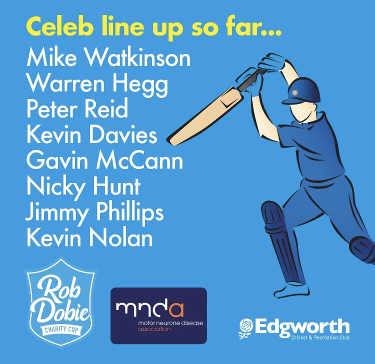 MattEddleston's tweet photo. Please publicise this event - as many RTs as possible. A top bloke, sadly deceased at 43 years. Will be a good day for a great cause. Good celeb line up. @edgworth_cc @Turton_FC @saiqa2 @TheBoltonNews https://t.co/ICbK9ygWtA