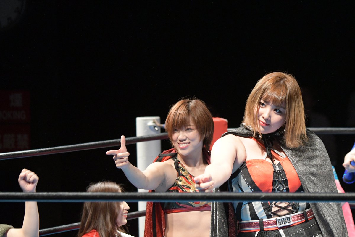 SuperLight977's tweet image. 2019.06.27
#ACT41
#AWG
#アクトレスガールズ 
#The_Beginning

今日はタッグではないけれど。