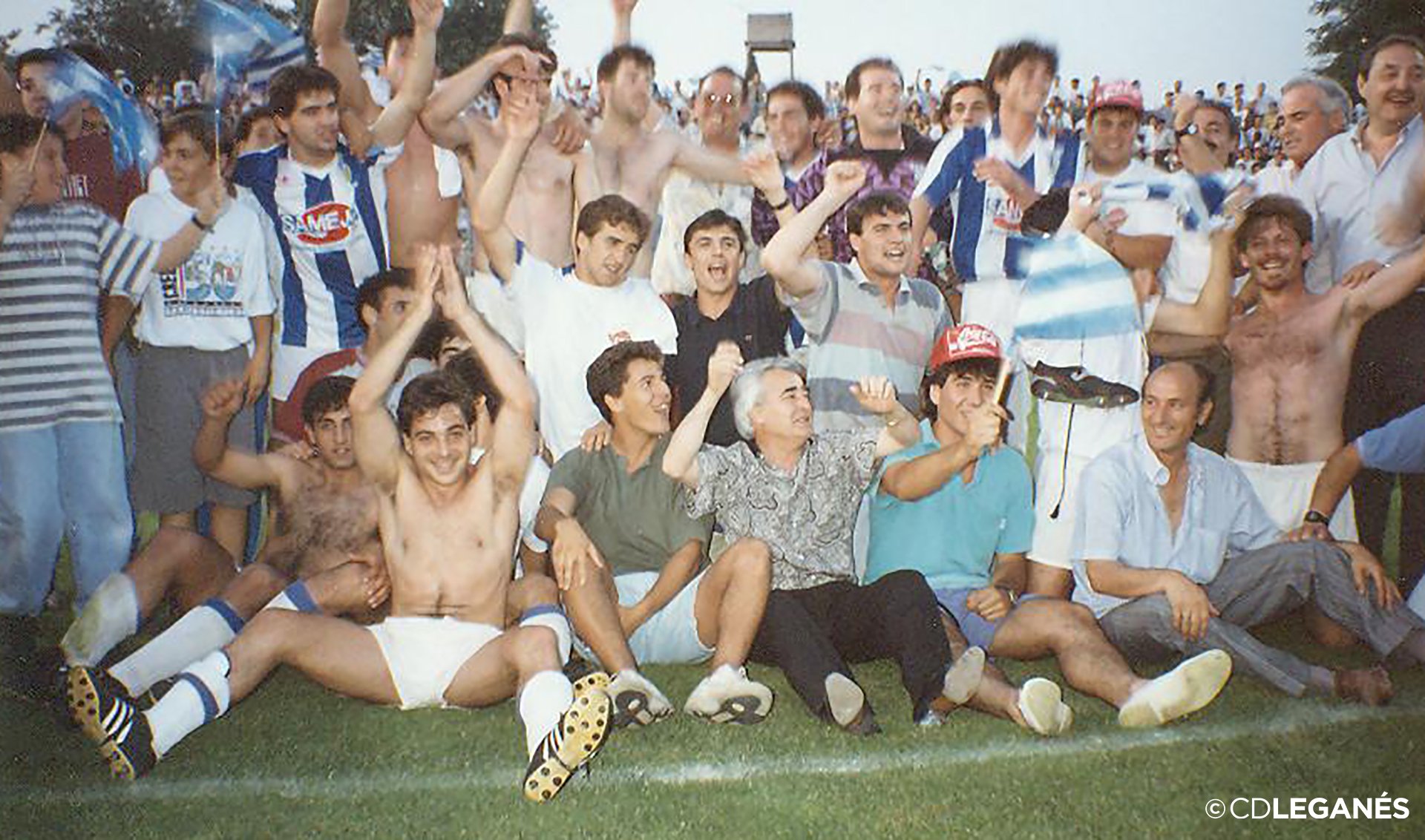 C.D. Leganés on X: "⬆️ 🙌 ¡Tal día como hoy el C.D. Leganés lograba en 1993 ante el Elche C.F. su primer ascenso a Segunda División, con Jesús Polo como presidente y @