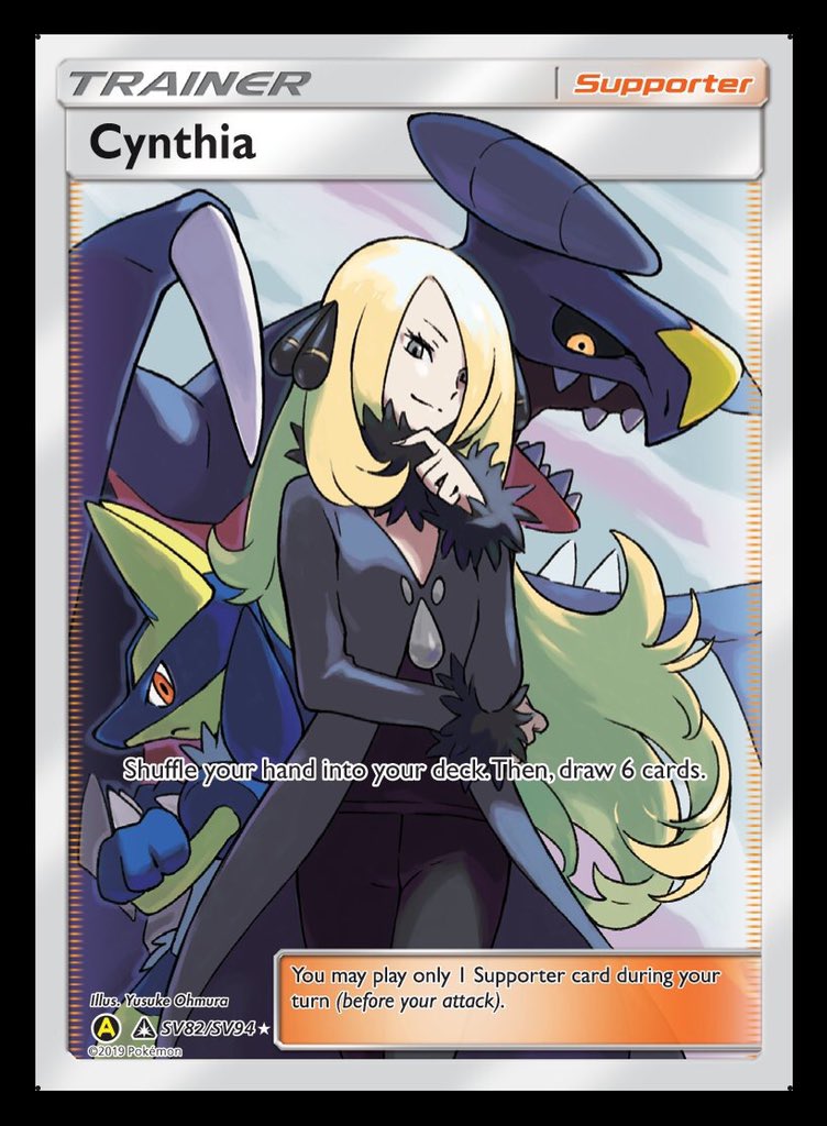 PLDH on X: Cynthia and a Shiny Lucario by Yusuke Ohmura!    / X