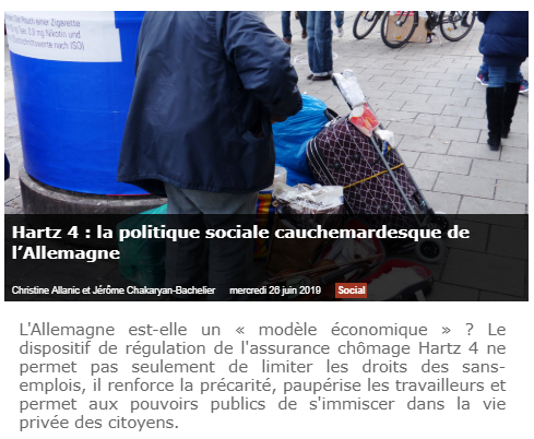InsoumisEurope's tweet photo. 🇩🇪Faire baisser le #chômage quel qu'en soit le prix... 
C'est ce qui s'est passé en #Allemagne avec #Hartz4 où la pauvreté a explosé. Cela devrait faire réfléchir les dirigeants actuels qui se préparent à #précariser et fliquer les #chômeurs à tout va. 
👇
https://t.co/AozpLwYHBm https://t.co/1OE7VR4KH1