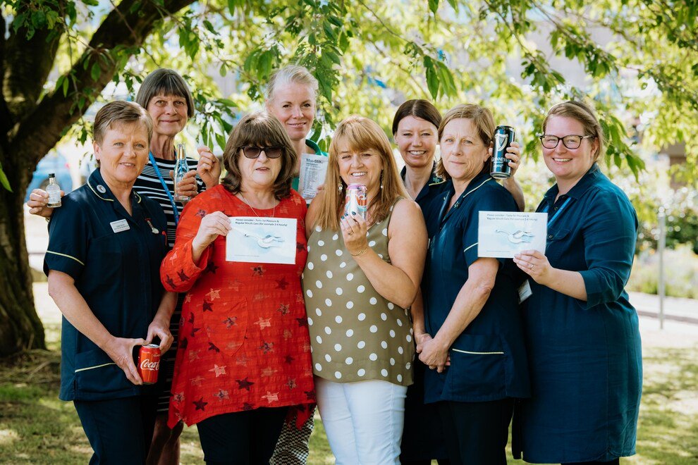 The end of life care team at Royal Shrewsbury Hospital have introduced a Taste of Pleasure initiative