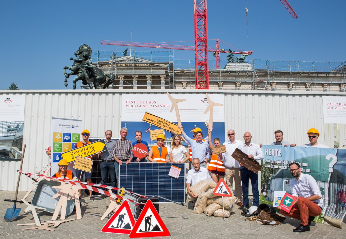 Stillstand auf der #Baustelle #Klimapolitik! Österreich braucht Maßnahmen um weiteren Schaden zu verhindern!
bit.ly/2X3Qldh
#Klimakrise #Hitzerekord #Energiewende #Erneuerbare
