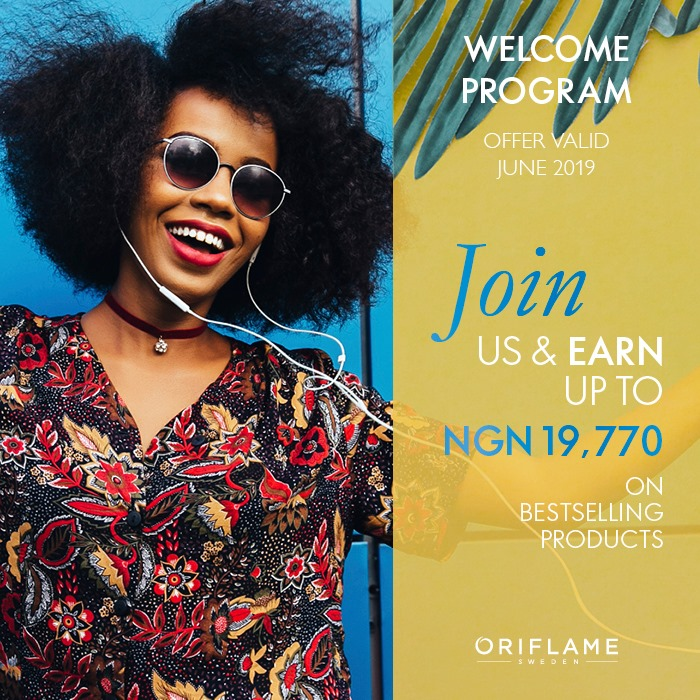 OriflameNigeria's tweet photo. Up to N19,770 as immediate profit when you join us! 💃🕺
Cc someone who shouldn't miss the Welcome Program offer 💪💪💪
>>> https://t.co/xxCxRpXXs6
#WelcomeProgram https://t.co/8nhUV7xij3