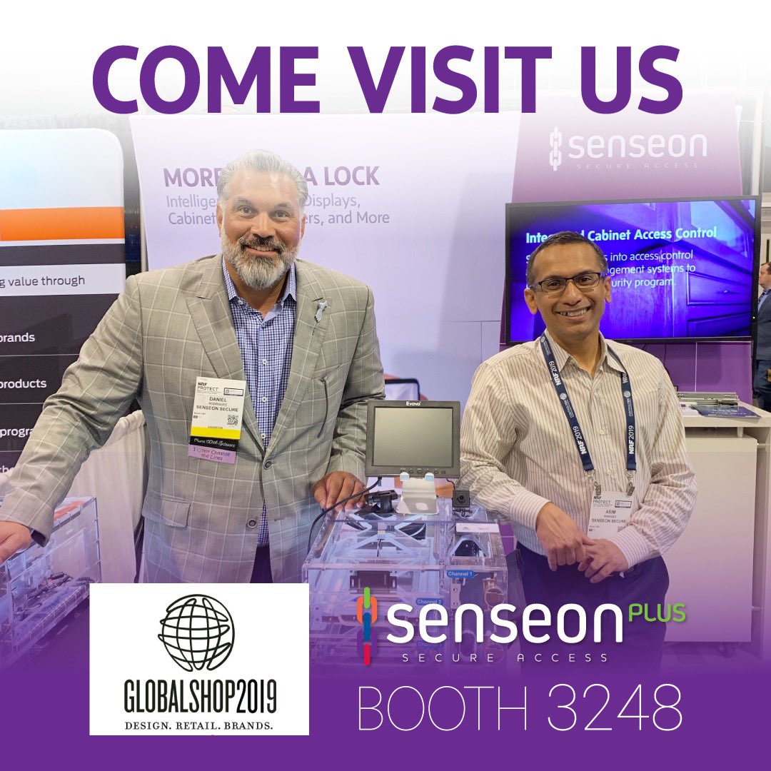 SenseonSecure's tweet photo. Last day of @globalshopshow! Don’t miss the chance to see #Senseonplus. #RETAILX #globalshop @RetailXofficial https://t.co/koi9UyFMmT
