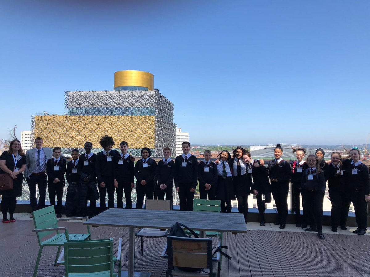 ShenleyOfficial's tweet photo. Year 8 and Year 9 students on a business walk in our city with visits to Deloitte, HSBC,Irwin Mitchell and Matthew Boulton College. A quote we needed to share ‘I feel quite emotional at just how wonderful your students are’. #ProfessionalServicesWeek https://t.co/w7Mj9iSUS3