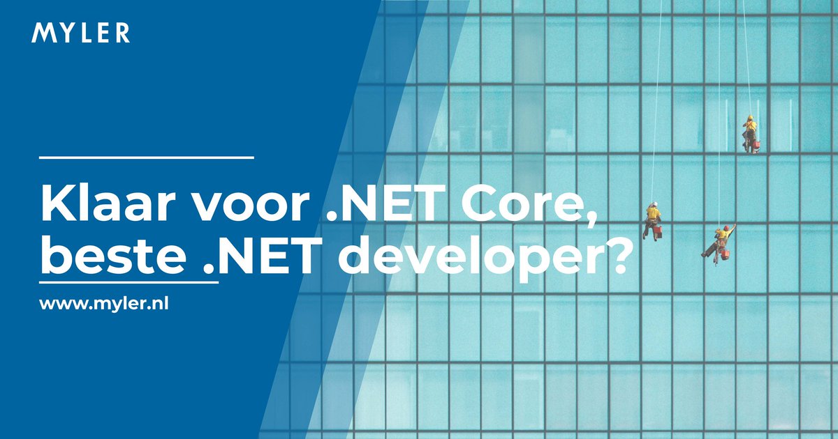 Myler_ZZP's tweet photo. Als .NET developer vier je volgend jaar de 18e verjaardag van het beroemde framework van Microsoft. End-of-Life is .NET nog lang niet. Maar met de introductie van .NET Core gaat het wel een compleet nieuwe fase in. Ben jij al voorbereid? Lees verder op https://t.co/nd8GglOET6. https://t.co/g7pD0Fk64g