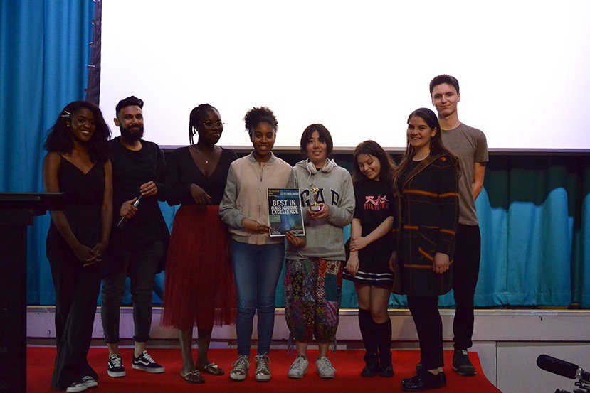 StanmoreCollege's tweet photo. A special thank you to everyone who attended The Marshals last night🏆🎖️ Great support for our students as always! Want to see more? Follow @stanmorecreates #Themarshals #Marshals #stanmore #media #awards #awardsceremony #art #creative #creativemedia https://t.co/R4L0GPvGbb