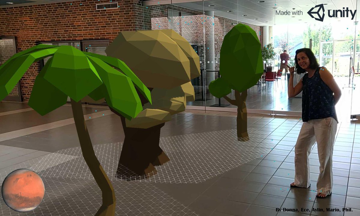 aylingrgun's tweet image. Discovering a &quot;planet&quot; is so much fun. 

#unityhackweek #womeningamesturkiye