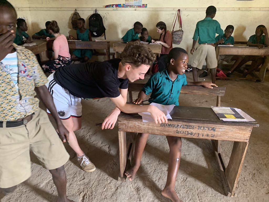 TripHGS's tweet photo. It wasn’t all fun and games, the practical lesson was followed up with some theory  #HGSGhana https://t.co/YkZztxtX7M