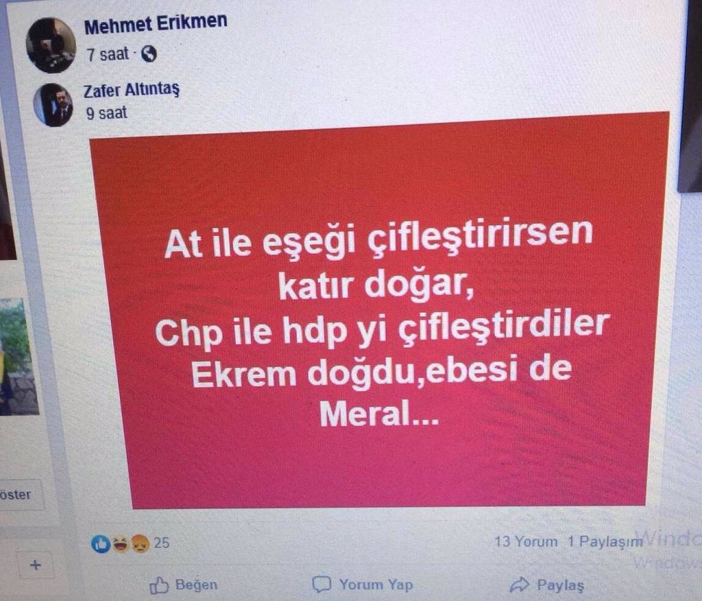 Bir ahlaksız MHP'li daha. Bu da Aydın/Karacasu Başkan Yardımcısı Mehmet Erikmen