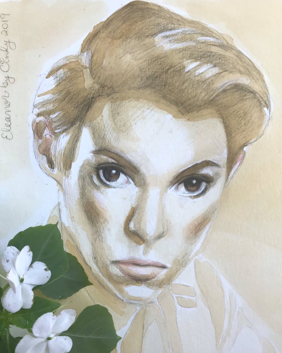 Tea4Elly's tweet photo. EleanOr ๐ฌโ๏ธ #portrait #teapainting #pgtipstea #teatime #patienceisrubbish #eleanor #myart #art https://t.co/tZijG32qt3