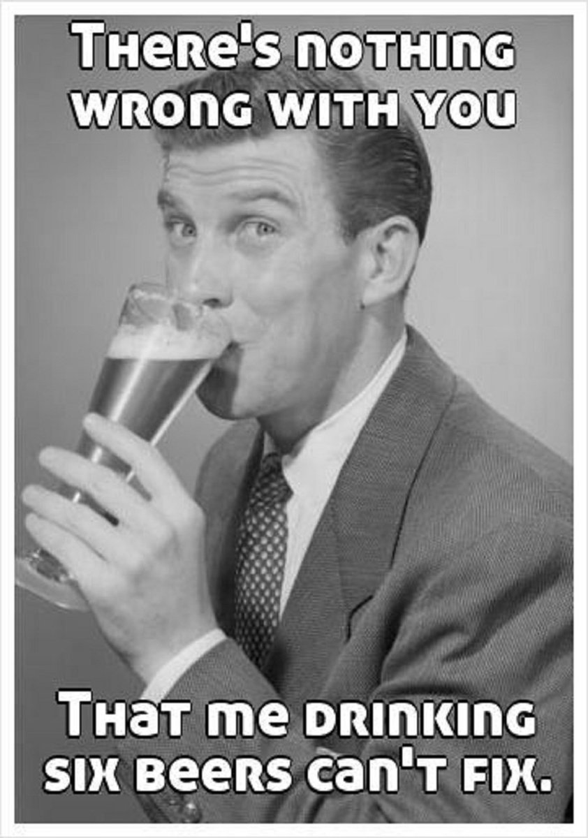 #BEER. pic.twitter.com/aJ52GHPUut. because if it broken, don't fix it!...