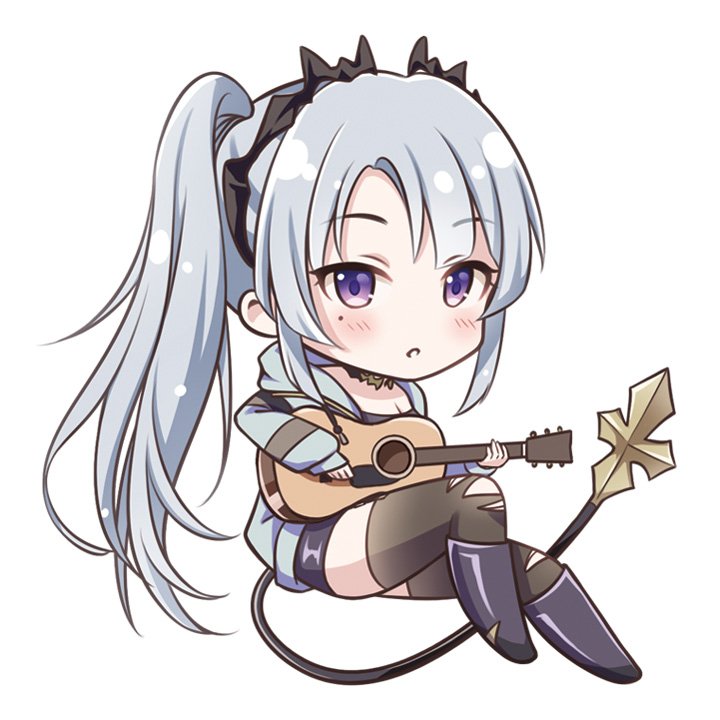 友人からの依頼でアクキー用に蒼月エリちゃんを描かせていただきました 絵リ ひびき透のイラスト