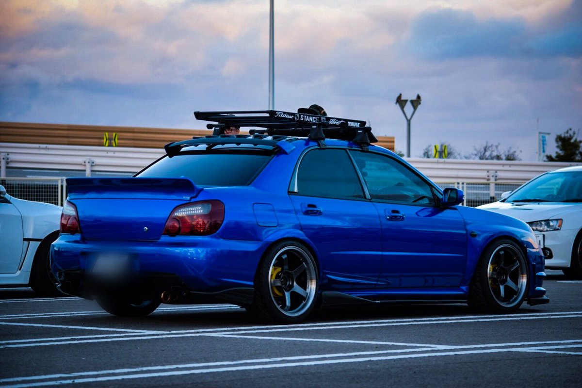 インプレッサGDB.GDAリアスポイラー、ダックテール