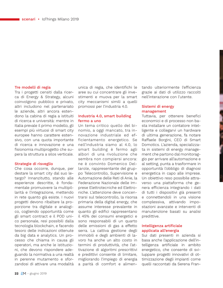 IoThings_mag's tweet photo. 📸 #ThrowbackThursday - sul numero di giugno di @EMRivista, uno sguardo all'edizione 2019 di #IoThingsMilan, tenutasi lo scorso aprile a #MINDMilano (@arexpo_milano)   

#TBT  #TBThursday  #SmartCity https://t.co/2UVSihWwLP