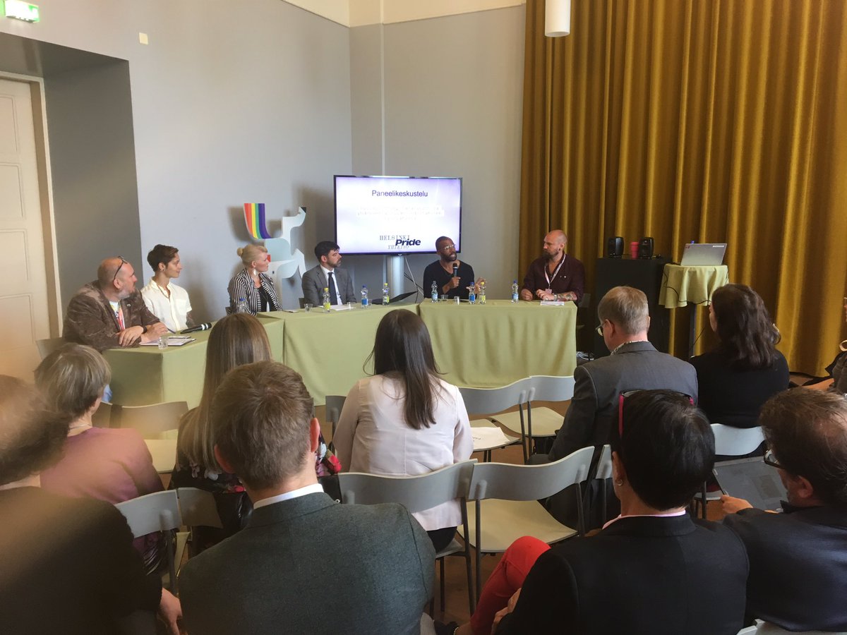 I love to be back and work with my old colleagues 🏳️‍🌈 #PrideWeek #helsinkipride #LGBTQI <a href="/helsinkipride/">Helsinki Pride -yhteisö</a>