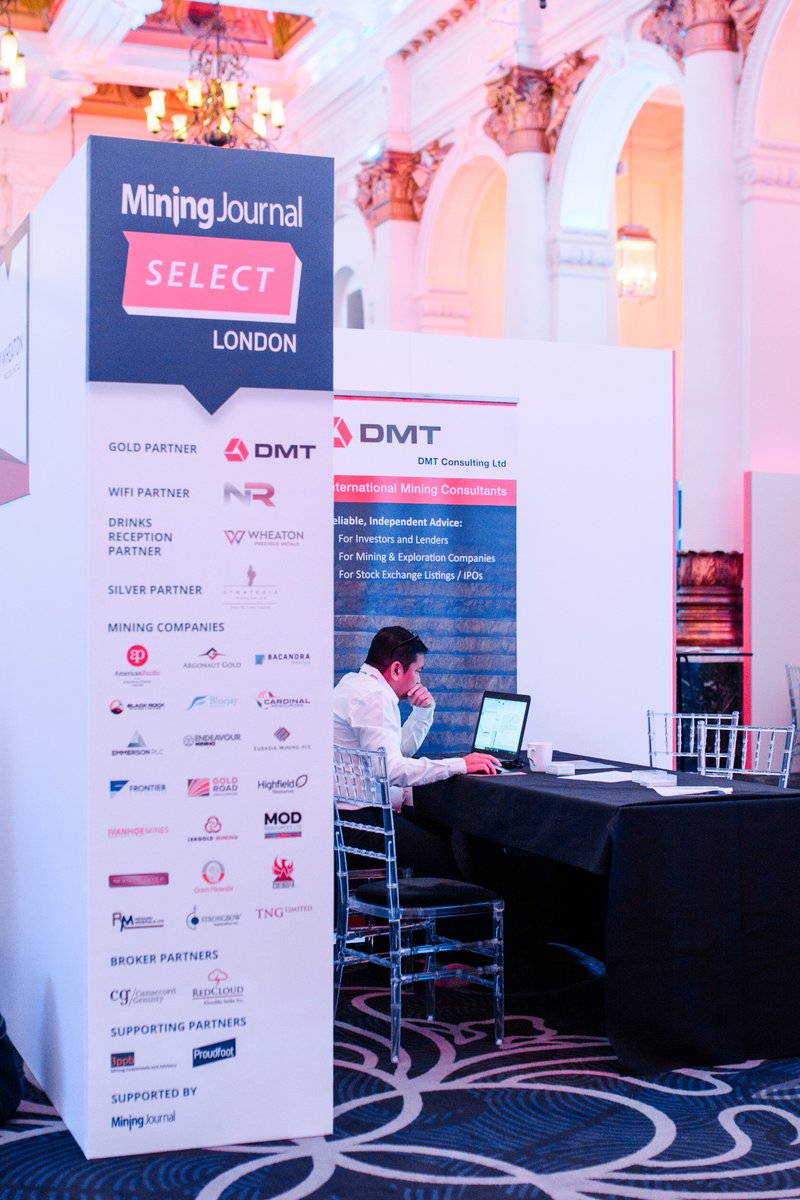 MiningOnline's tweet photo. What a great few days we had at #MJSelect 2019!
Thank you to our sponsors #DMT @MarketNr @Wheaton_PM , @StrategiaWw our supporting partners @Team_Proudfoot #3PPB and to all the mining companies who presented over the 2 days.
#MJS #mininginvestment https://t.co/1WYfoH9yyt