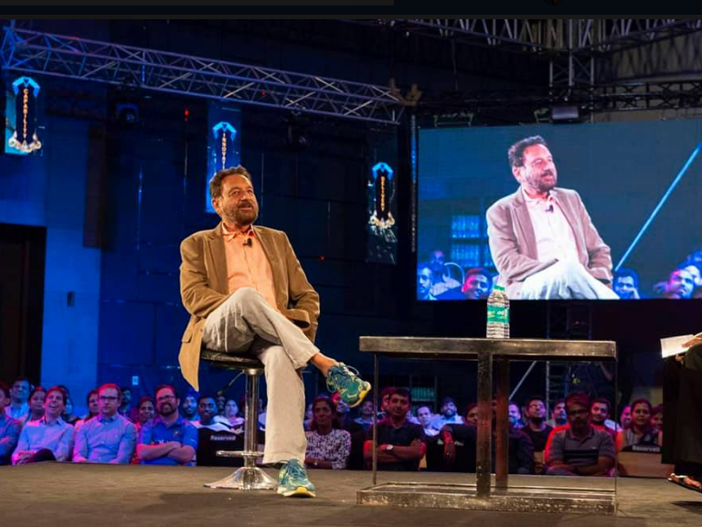 Surabhi0728's tweet photo. "Reality is whatever you believe!!" @shekharkapur at #Tescoignite19. @TescoTechnology  Have always loved his narration. https://t.co/vCjgQX0S2o