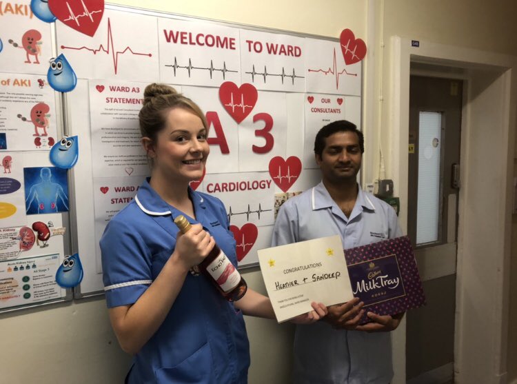 Angela Hyland (@angelahyland8) on Twitter photo # Employee of the month πππ- Thank you Heather Baxter and Sandeep Sebastian for all your hard work and going the extra mile to provide patients with amazing nursing care! <a href="/teamcardiology/">teamcardiology SHH</a> <a href="/AngelaHyland8/">Angela Hyland</a> # Employee of the month πππ- Thank you Heather Baxter and Sandeep Sebastian for all your hard work and going the extra mile to provide patients with amazing nursing care! <a href="/teamcardiology/">teamcardiology SHH</a> <a href="/AngelaHyland8/">Angela Hyland</a>