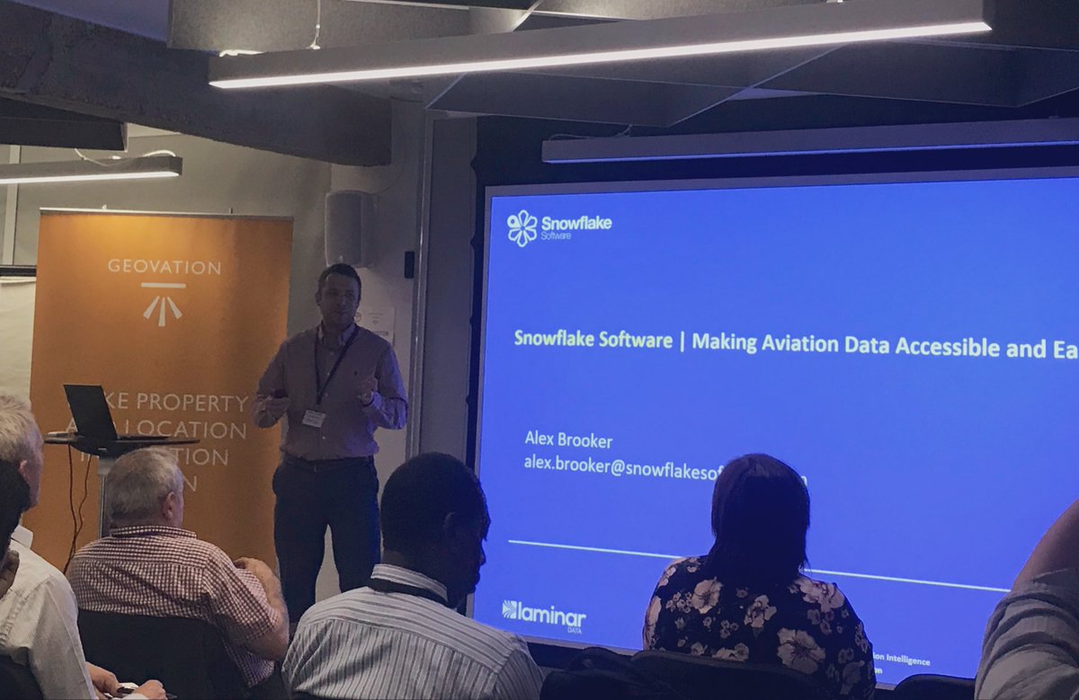 Whilst <a href="/HarwellCampus/">Harwell Campus</a> runs the #HarwellSpace19 event today, here <a href="/Geovation/">Geovation</a> we are treated to some fascinating presentations demonstrating the diversity of companies that have, and are, applying to <a href="/ESAbusinessapps/">BusinessApplications (Now ESA Space Solutions)</a>! <a href="/telespazio/">Telespazio</a> <a href="/MeVitae/">MeVitae</a> <a href="/sflakesoftware/">Snowflake Software</a>