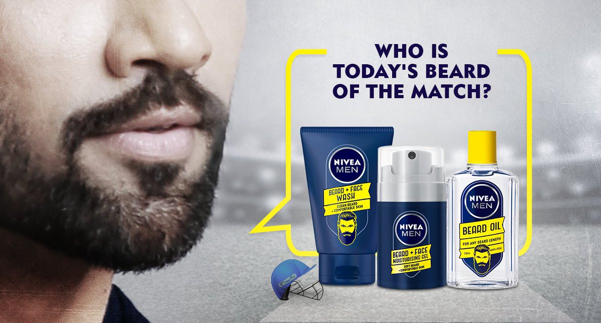 NIVEAMEN_India's tweet photo. Whose beard-game is the strongest?
#ICCWorldCup. #NIVEAMENBeardcare #INDvWI #CWC18 #LoveCricket #IndianCricket #cricket #Beardcare https://t.co/hSDQMS01FA